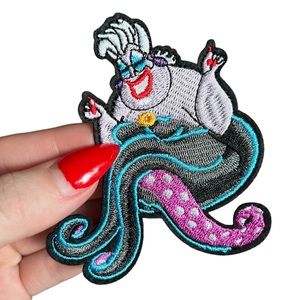 Ursula Sea Witch Disney Little Mermaid Iron On or Sew On Embroidered Patch NEW
